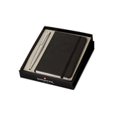Sheaffer Gift Set VFM Ballpoint Pen with A6 Notebook Strobe Silver with Chrome Trims